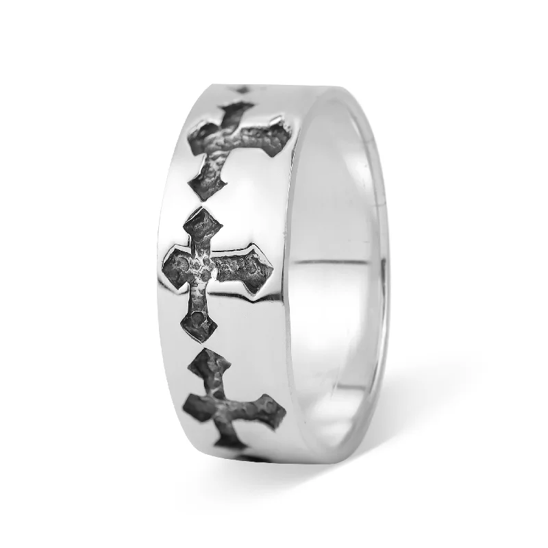 Sterling Silver Cross Ring / SSR0111