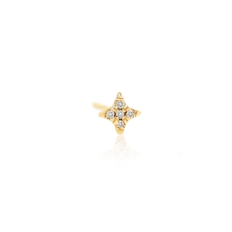 Diamond Twinkle Star Stud