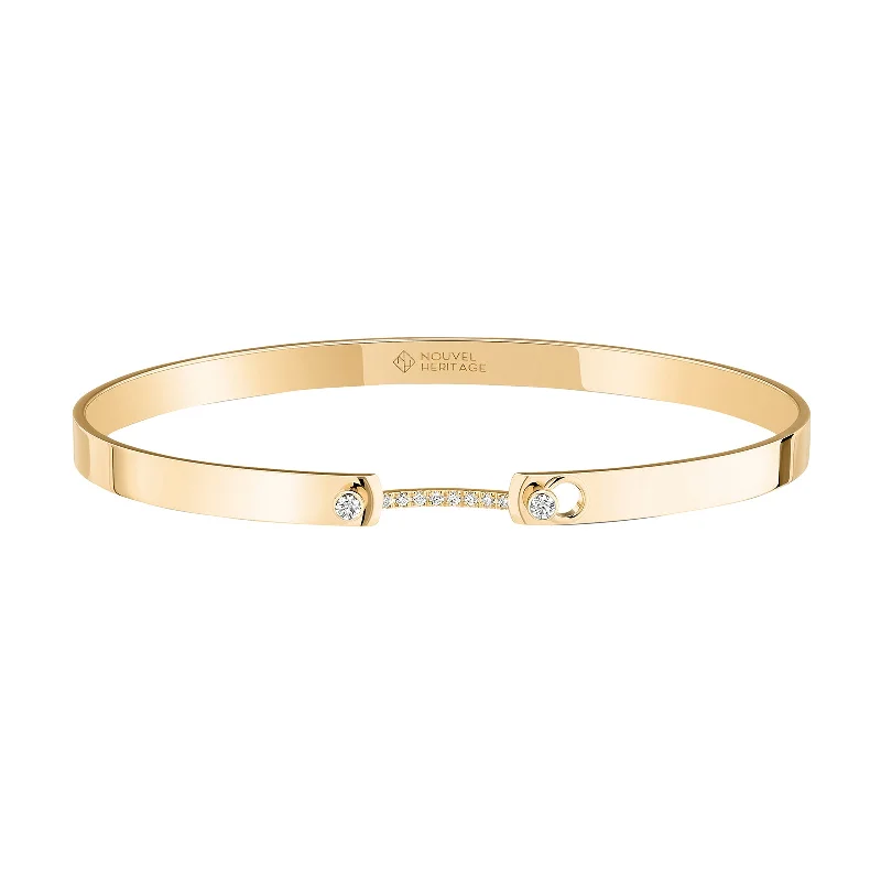 Business Meeting Bangle - Yellow Gold