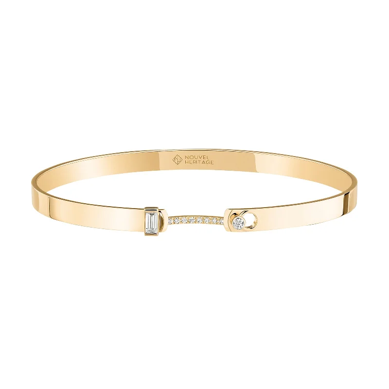 Dinner Date Bangle - Yellow Gold