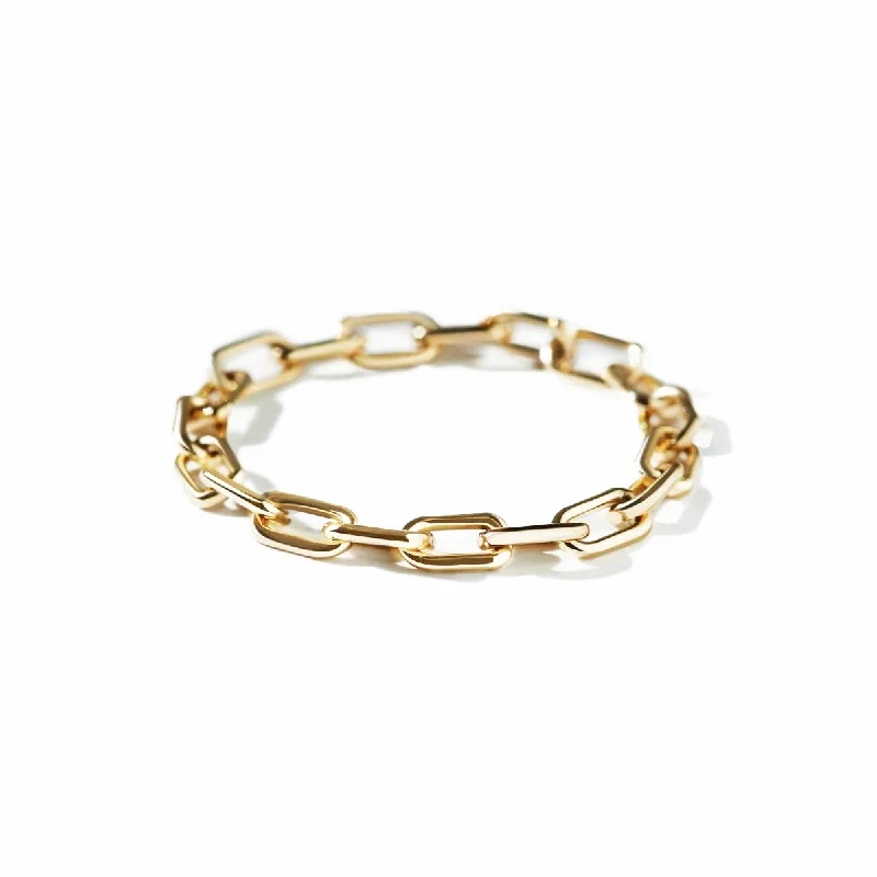 Paperclip Chain Ring