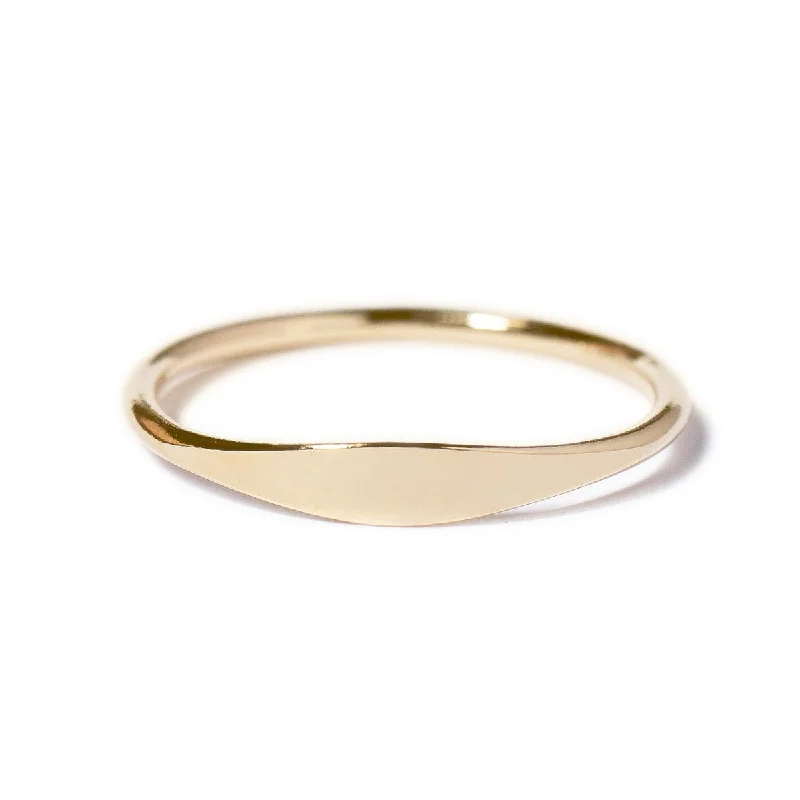 Thin Signet Ring